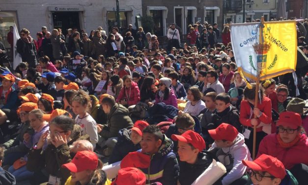 I bambini di Chivasso dicono “no” alla criminalità organizzata.