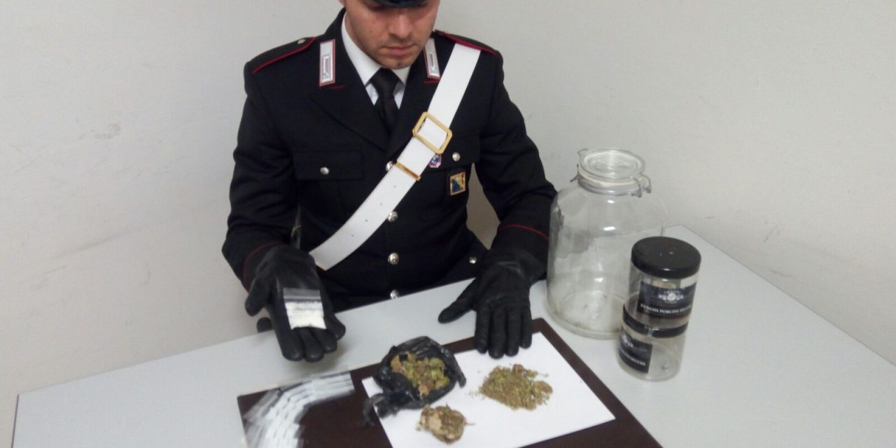 San Giorgio, Azeglio, Ivrea: denunciate 4 persone e sequestrata cocaina, hashish e marijuana