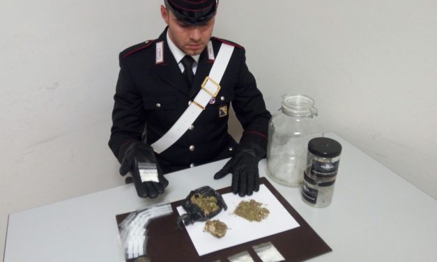 San Giorgio, Azeglio, Ivrea: denunciate 4 persone e sequestrata cocaina, hashish e marijuana