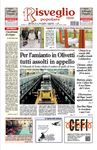 Edizione 19 Aprile 2018