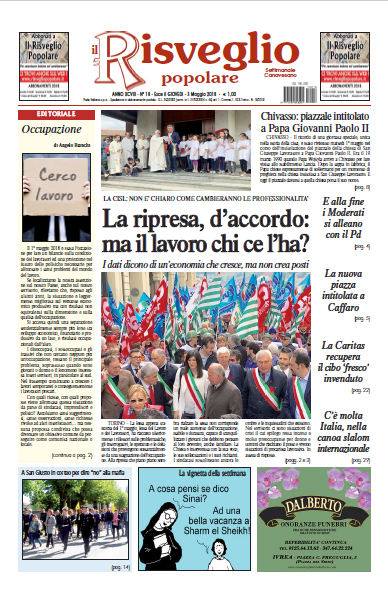 Edizione 3 Maggio 2018