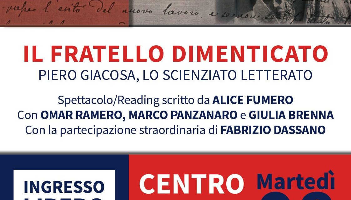 “Il fratello dimenticato” vi attende l’8 maggio a Colleretto Giacosa