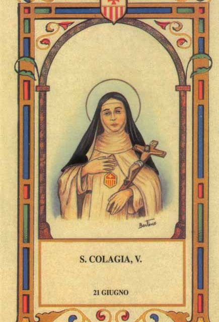 Santa Colagia, Vergine mercedaria († 1295)