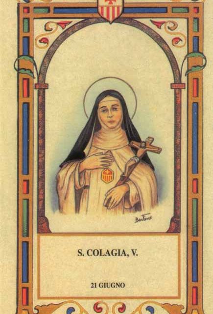 Santa Colagia, Vergine mercedaria († 1295)