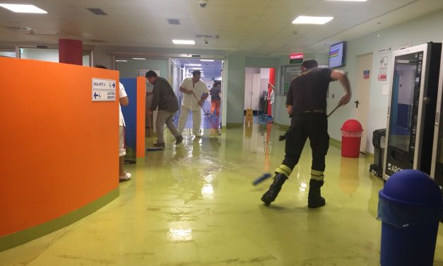 Ospedale di Chivasso: il temporale mette di nuovo in ginocchio la struttura