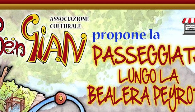 La camminata storica sulla bealera Peyrota a Luserna San Giovanni