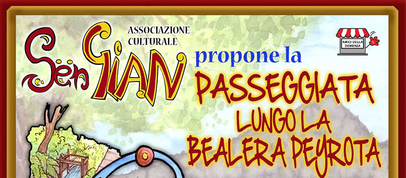 La camminata storica sulla bealera Peyrota a Luserna San Giovanni