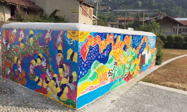 Bollengo, la Costituzione in un murale