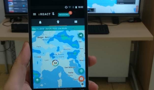 I-REACT: la migliore app europea per rendere attivi i cittadini contro inondazioni, incendi ed eventi naturali estremi
