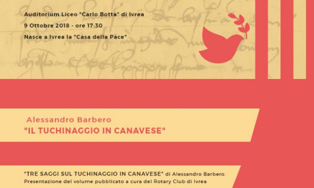 Oggi all’Auditorium del Liceo Botta conferenza del professor Barbero sul Tuchinaggio in Canavese