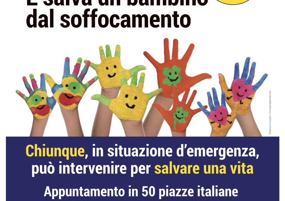 “Una Manovra per la Vita!” Impariamo dagli esperti dell’ASL TO4 la manovra “salva-vita” contro il soffocamento da corpi estranei inalati dai bambini