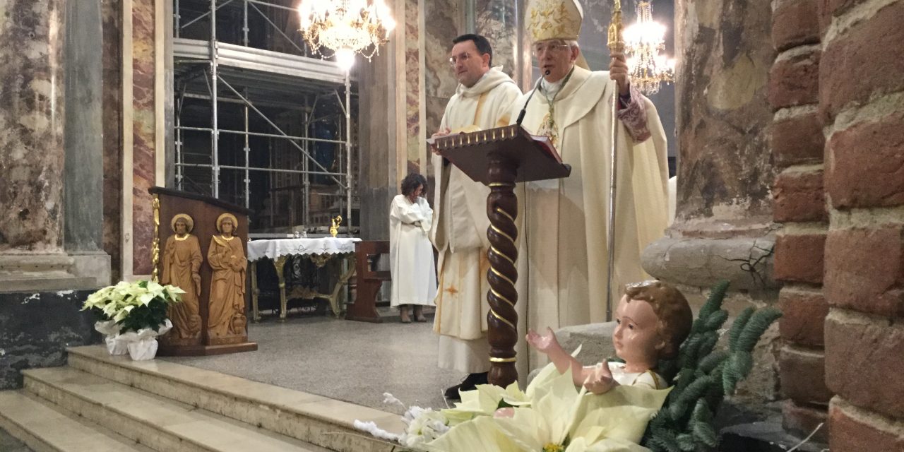 Il vescovo Edoardo a Chivasso per Natale: “Gesu’ conosce le nostre aspirazioni”