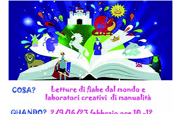 Laboratorio di lettura di fiabe dal mondo in Biblioteca a Ivrea