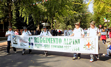 A Ivrea il raduno del Primo Raggruppamento Alpini