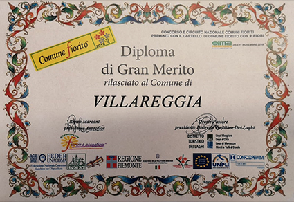 Villareggia: l’orgoglio di essere “Comune fiorito”