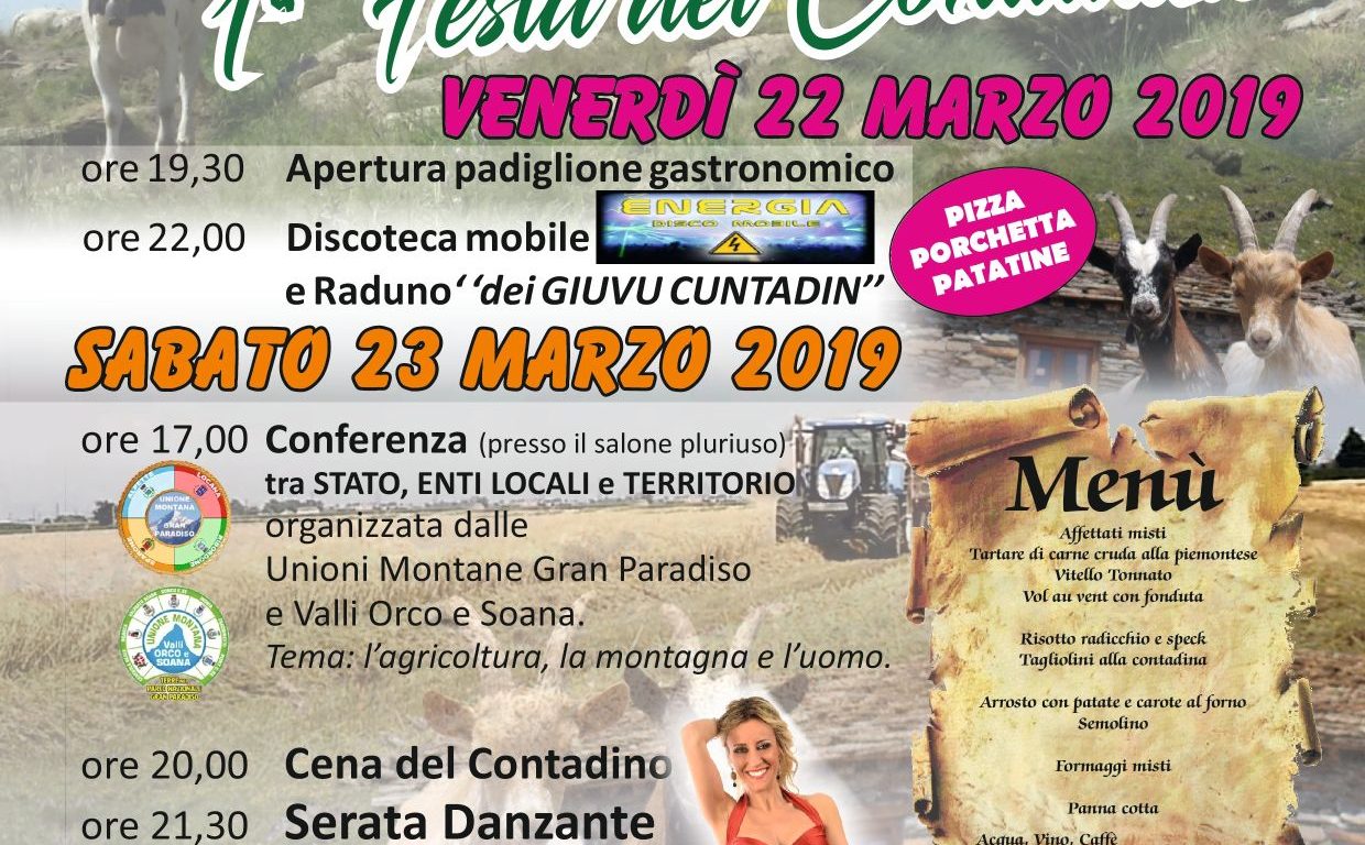 A Sparone La Prima Edizione Della Festa Del Contadino Risveglio Popolare