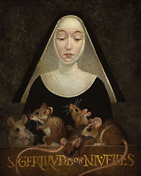 Santa Gertrude di Nivelles  (626 – 659)