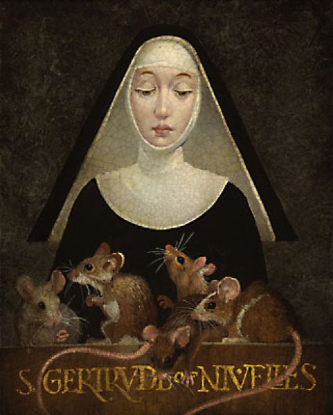 Santa Gertrude di Nivelles  (626 – 659)