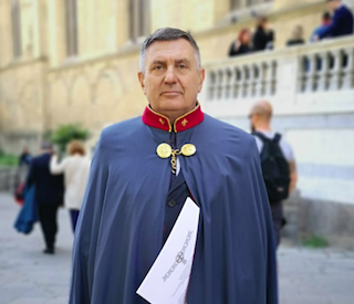Al bollenghino Daniele Bravo il Cavalierato del Sacro Ordine di S. Giorgio