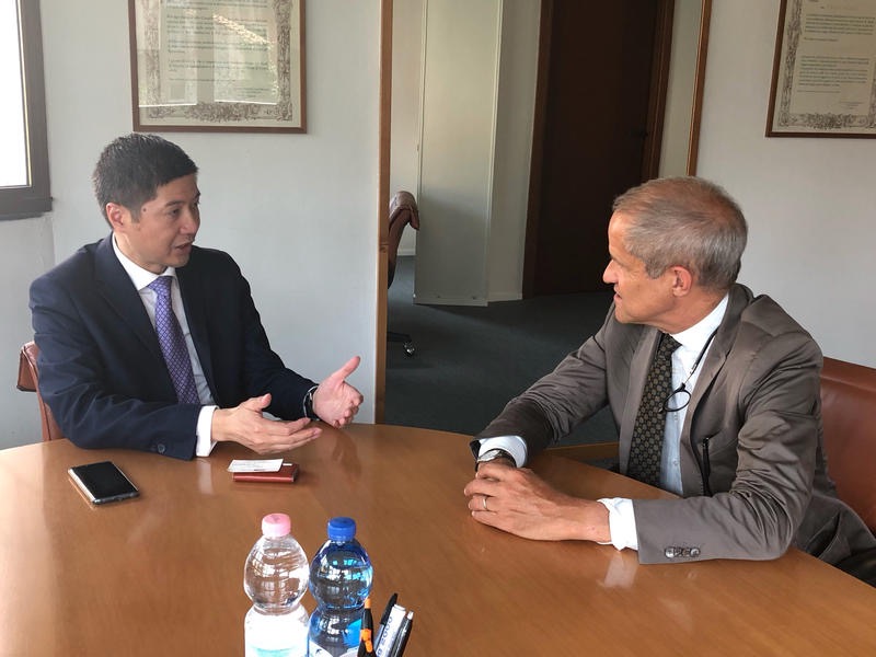 Il sindaco di Ivrea incontra il Ceo di Huawei Italia