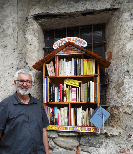 Bookcrossing di strada ad Alice Superiore (Val di Chy)