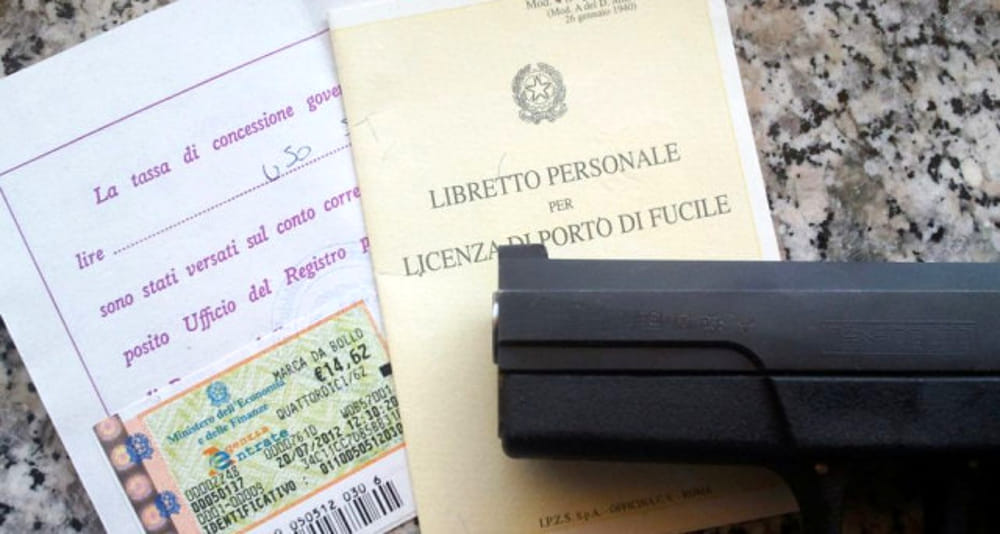 13 settembre, scade il termine per la presentazione della certificazione medica per i detentori di armi