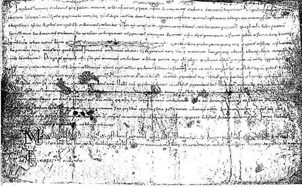 Il documento che rende millenari Agliè, Cuceglio, Ciconio, Lusigliè…