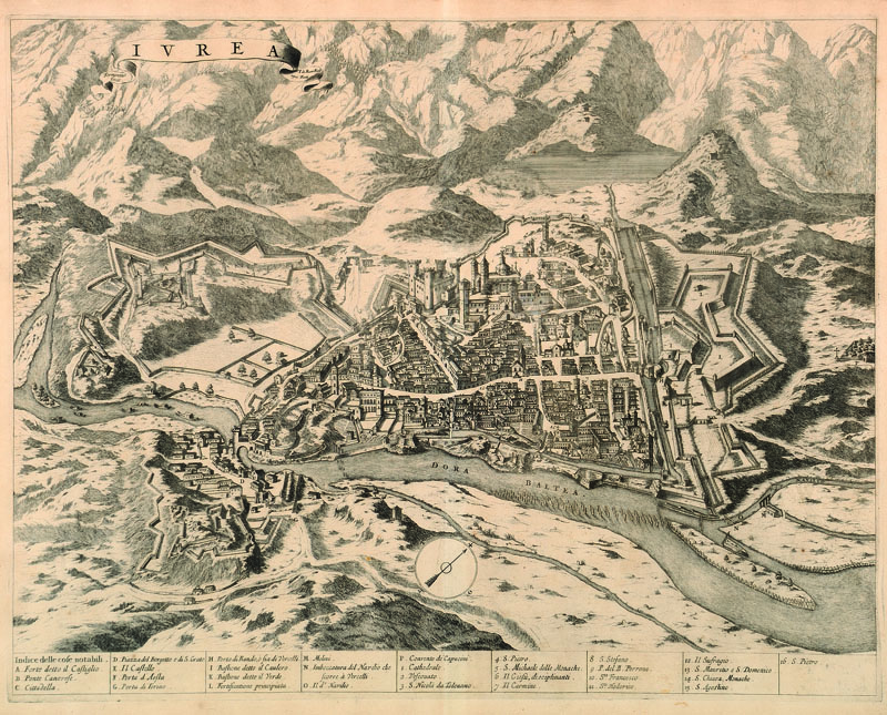 28 agosto – 30 settembre 1704: Assedio e caduta della città di Ivrea