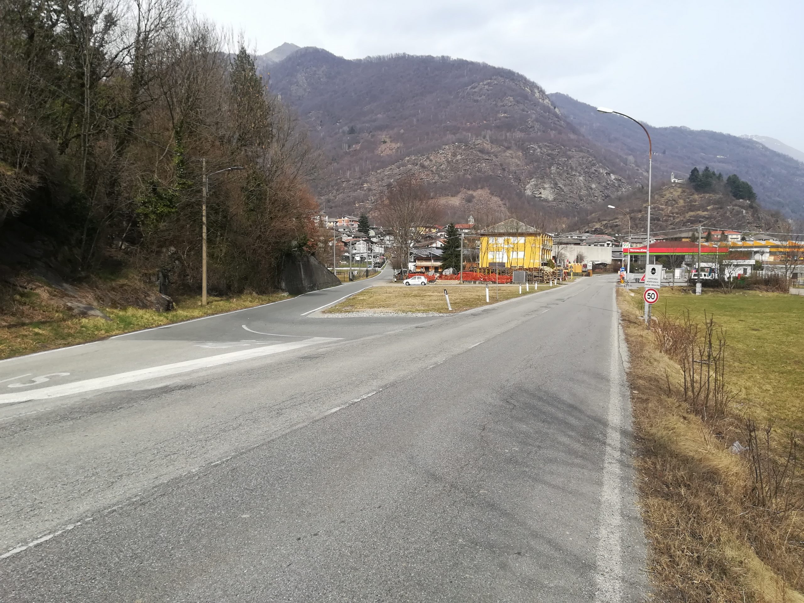 Al via i lavori per la rotatoria a Sparone sulla SP. 460 del “Gran Paradiso”