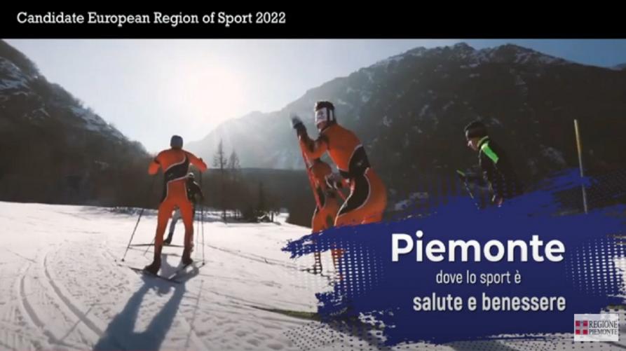 Il Piemonte candidato come Regione europea dello Sport 2022.