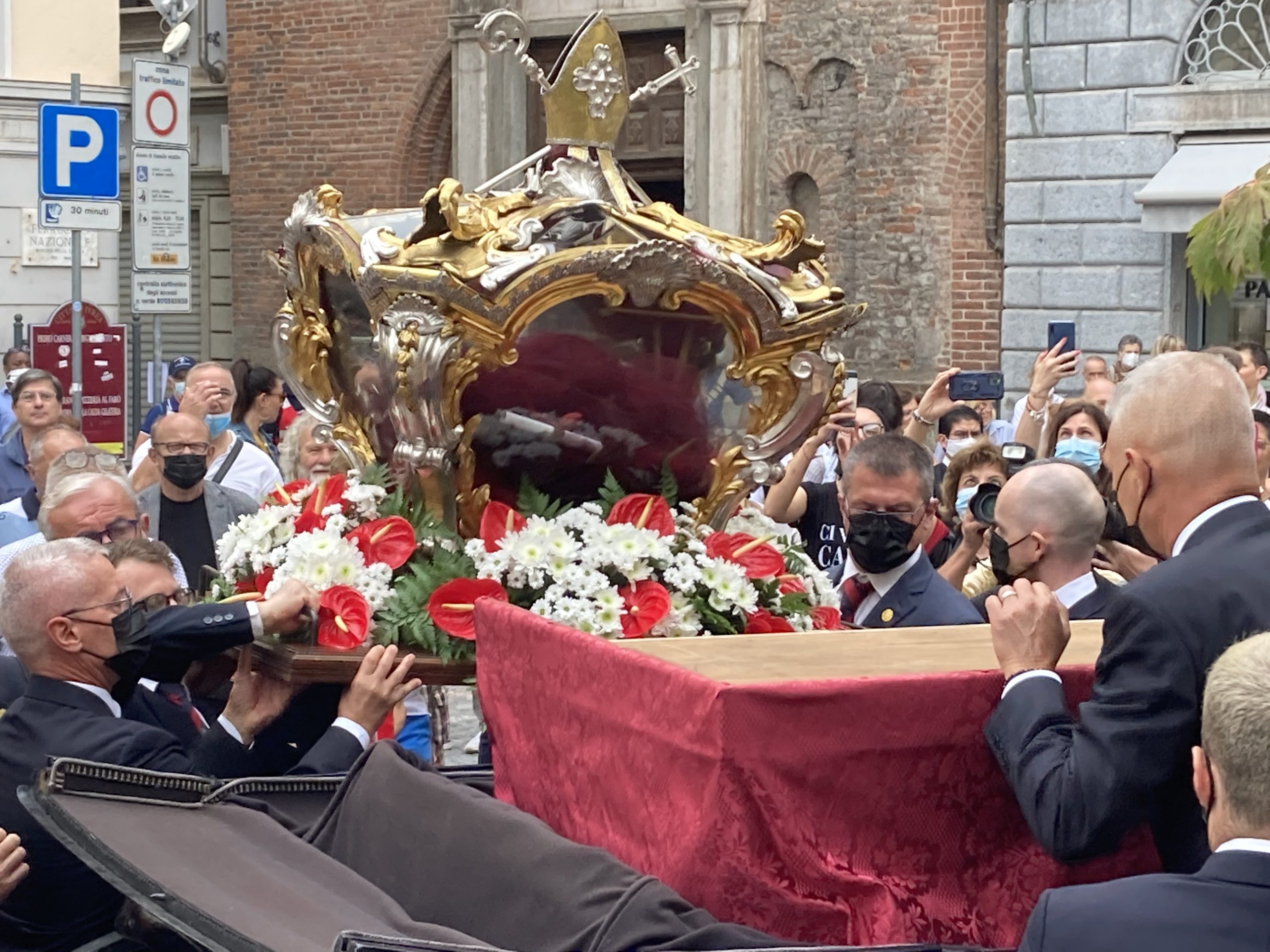 La solenne processione di San Savino