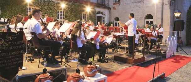 CASTELLAMONTE – Memorabile festa per il 200° della Filarmonica