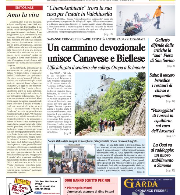 Edizione 28 luglio 2022
