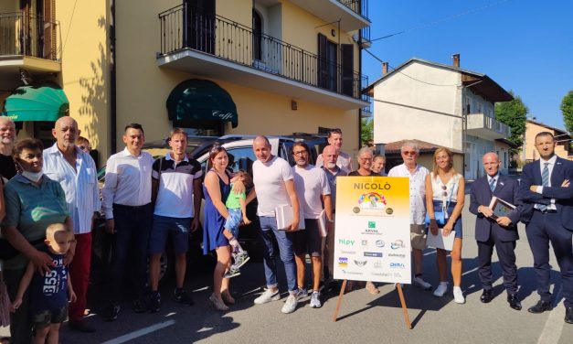 SAN GIUSTO – Solidarietà in Canavese, arriva l’auto per il trasporto del piccolo Nicolò