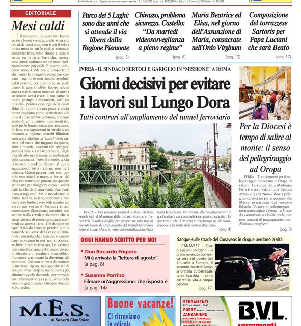 Edizione 4 agosto 2022