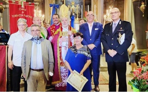 TORRAZZA – Monsignor Ottonello per il patrono San Giacomo Maggiore