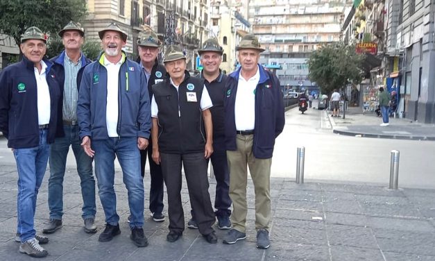 NAPOLI – Per i 150 anni delle Compagnie Alpine, gli Alpini di Ivrea c’erano