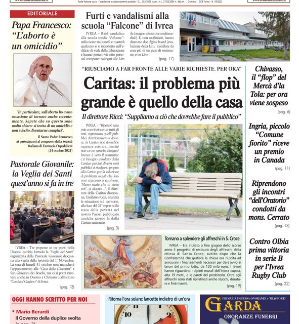 Edizione 27 ottobre 2022