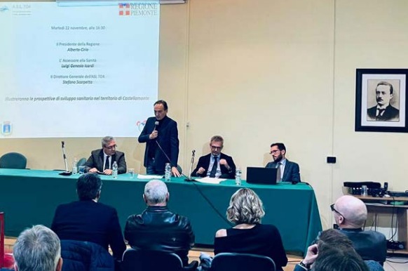 PROSPETTIVE DI SVILUPPO SANITARIO DEL TERRITORIO – Cirio svela il destino del presidio di Castellamonte