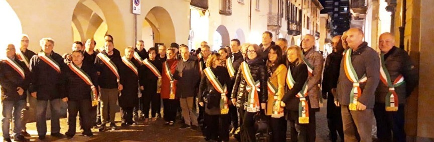 RIVAROLO – La solidarietà dei sindaci a Rostagno