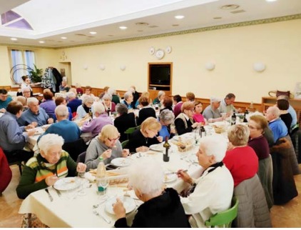 SAN GIORGIO – Pranzo sociale per il Gruppo anziani Battista Milano