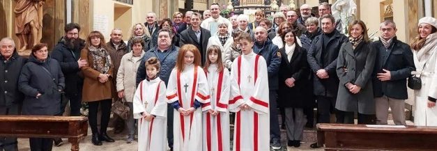 CASTELROSSO – Celebrati gli anniversari di matrimonio