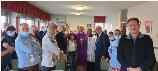 RIVAROLO – Il Vescovo Edoardo in visita all’Anfass