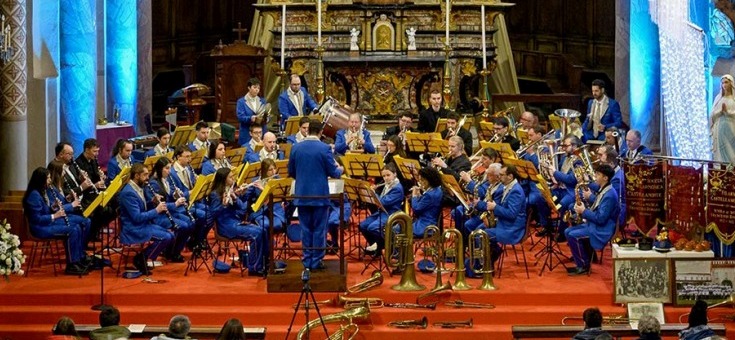 RIVAROLO – La patrona Santa Cecilia onorata dalle bande di Rivarolo e Castellamonte