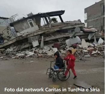 IVREA – Terremoto, l’ora degli aiuti. Le Caritas attive dal primo minuto in Turchia e Siria