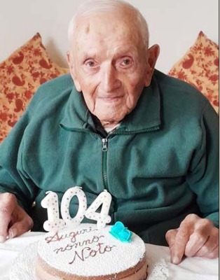 VILLAREGGIA – I 104 anni di Noto, recordman villareggese