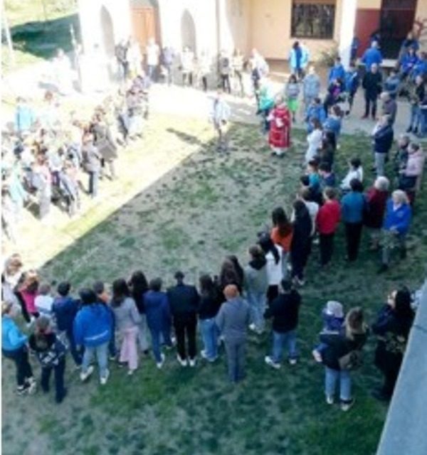 STRAMBINO – Molto partecipata la processione delle Palme