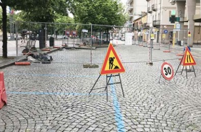 CHIVASSO – Proseguono i lavori in via Torino