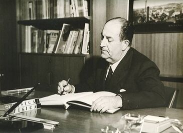 Giovanni Enriques, trait d’union tra la Olivetti,  l’editrice Zanichelli e la fabbrica di penne Aurora