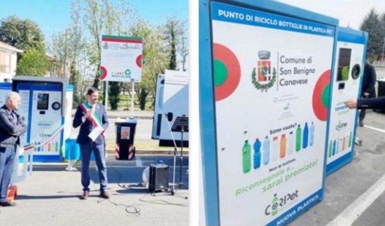 SAN BENIGNO – Arrivato l’Ecocompattatore